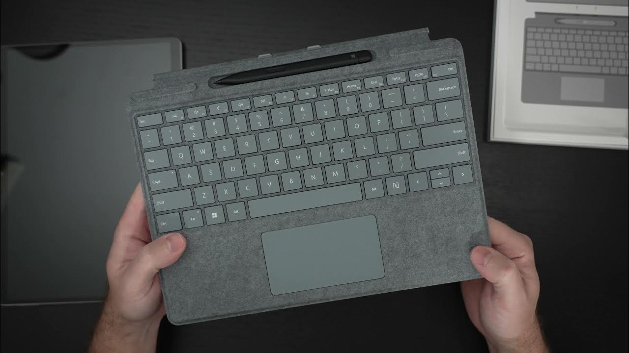 Microsoft Surface Signature Keyboard with Slim Pen 2 Unboxing - YouTube