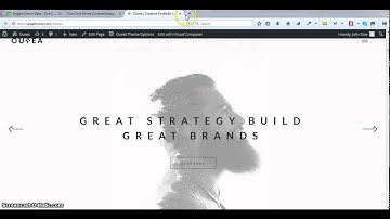 One click import demo content Ourea WordPress Theme