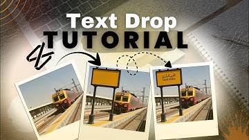  Station Board Text Drop Effect | Capcut Trending Tutorial | Text Drop Editing | Arshi Ahmad 