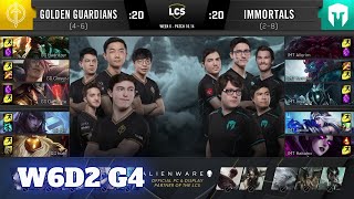 Golden Guardians vs Immortals | Week 6 Day 2 S10 LCS Summer 2020 | GG vs IMT W6D2