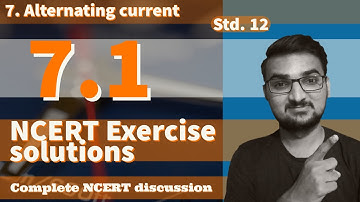 Chapter 7 exercise 7.1 class 12 NCERT physics solutions || CBSE || GSEB by Vijay kalsariya