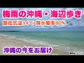【沖縄の今をお届け】2026梅雨入りした！沖縄の海辺を歩く「沖縄旅行情報」