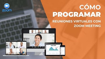 ✅ Cómo programar una reunión virtual con Zoom Meeting 🗓👨‍💻👩🏻‍💻