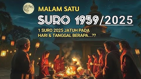 SATU SURO 2025 JATUH PADA TANGGAL BERAPA DAN HARI APA?