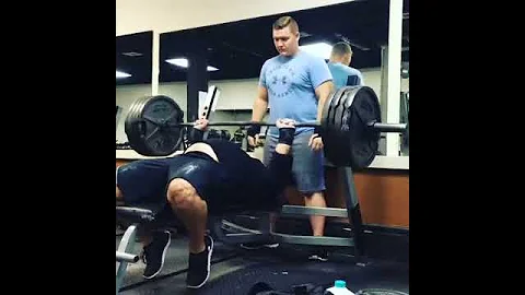 Bench Press- 405 X 1(slight pause)