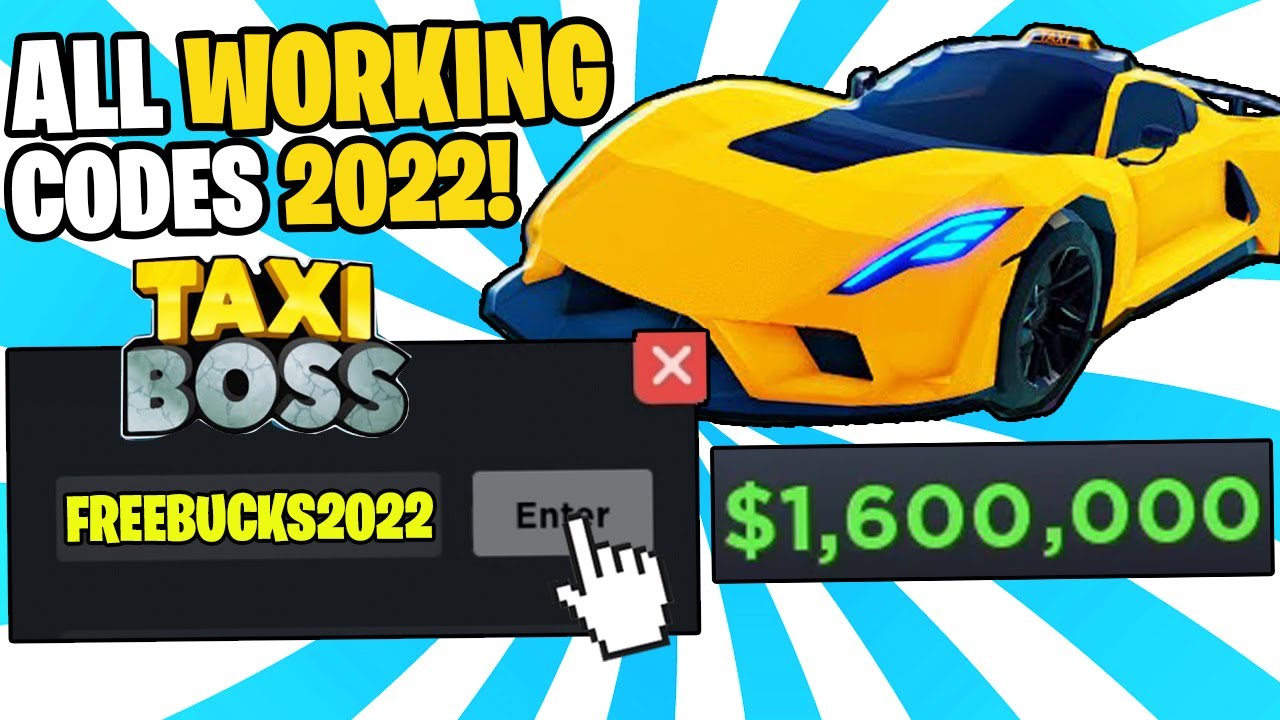 UPDATE* All New Working Codes in TAXİ BOSS!