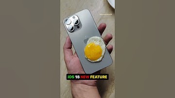 I Phone 16  |  IOS 18  | Heating Effects |  EGG FRY