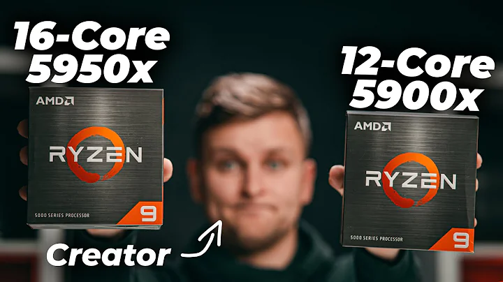 【台灣評測】AMD Ryzen 5900X VS 5950X！值得多花250元嗎？