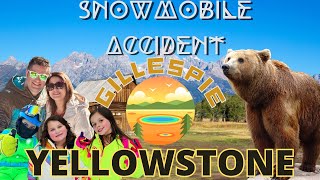 Snowmobile Flips &amp; Grizzly Encounters! Exploring Wyoming, Montana &amp; Yellowstone 🏔️🐻