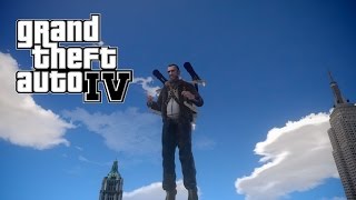 GTA 4 - Jetpack With Miniguns Mod screenshot 5
