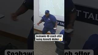 Seahawks RB coach gave a FIERY speech 🗣️