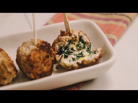 KETO Chicken & Spinach Meatballs