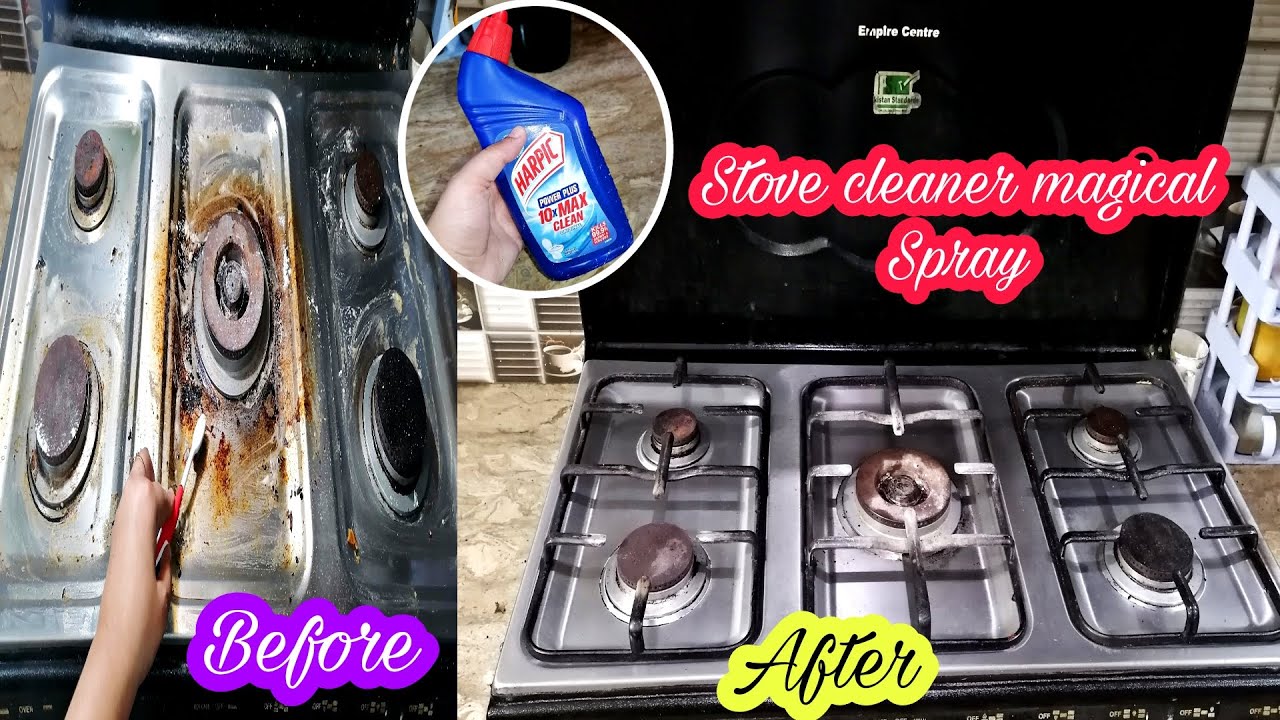 How To Clean Gas Stove At HomeKitchen Cleaning TipsKitchen Hacks