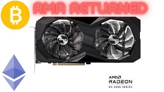 Asrock 6600xt Back From RMA |  RMA Process And Experience | Overclocks | Ethereum Hashrate | ROI