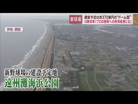 ドームにする？　プロが試合できる球場にする？…どうなる浜松「新野球場」　静岡県議会で論戦も…県部長「詳細な需要調査を行う」