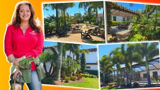 Tropical PRIVATE Garden Landscape In Florida!!