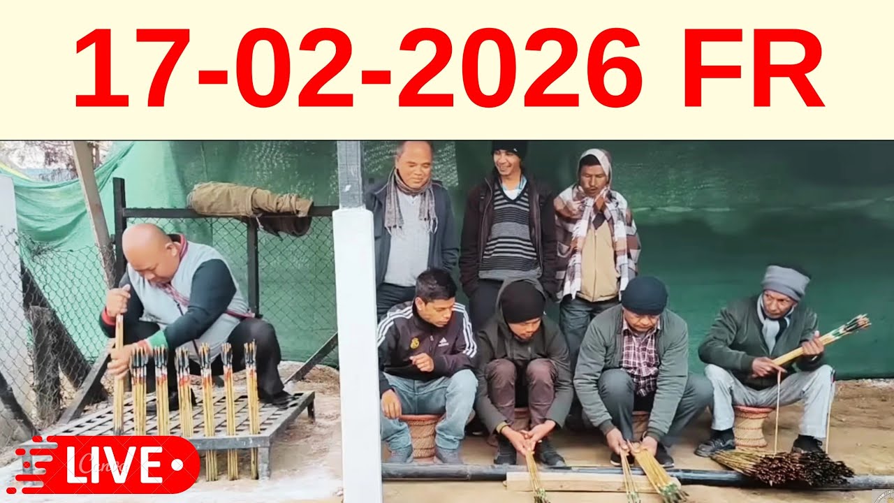Shillong Teer Live FR 17/02/2026@Khasi Hills Archery Sports Institute@Shillong Teer Result 1St_Round