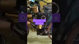 barang antik.. Vespa vs onthel