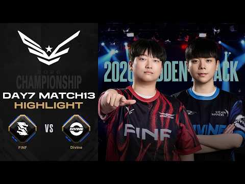 FINF vs Divine - DAY7 MATCH13 하이라이트|2026 서든어택 챔피언십 시즌1