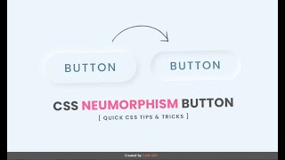 Neumorphic UI Button Design | Code KKY