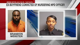 Ex-boyfriend convicted of killing Montgomery police officer