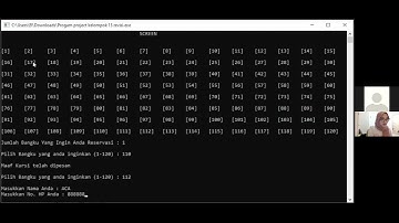 Proyek UTS Algoritma dan Pemrograman - Reservasi Tiket Bioskop