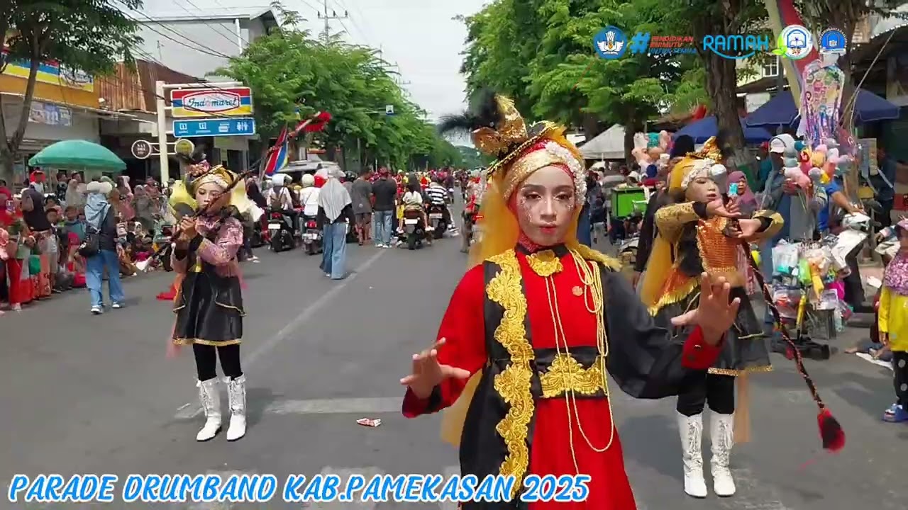 PARADE DRUMBAND SE KABUPATEN PAMEKASAN 2025_GITA BS ONE_SD NEGERI BRANTA PASESER 1