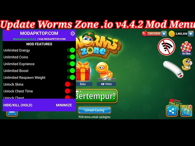 АpkМodЕxpert on LinkedIn: Worms Zone.io APK + MOD (Unlimited Coins, Skins  Unlocked) V4.6.2 -…