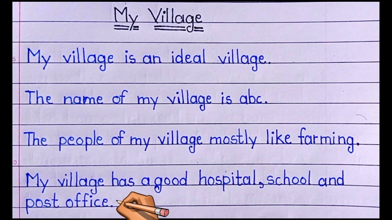 My village essay Essay on my village My village paragraph My