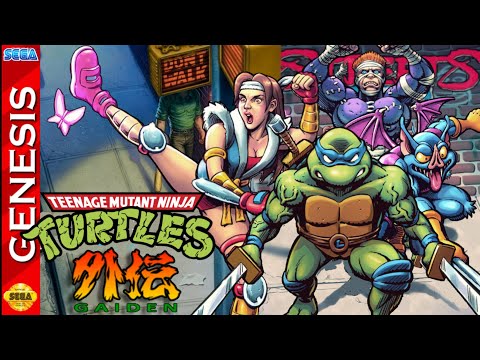 Video Teenage Mutant Ninja Turtles : Gaiden - Hack of SoR2... - YouTube