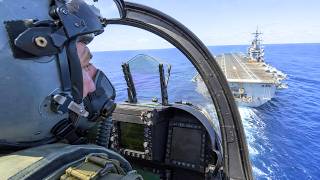 How Rookie Navy Pilots SURVIVE Their First Carrier Landing