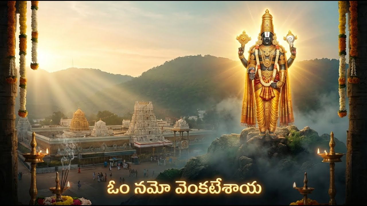 ఓం నమో వెంకటేశాయ | శ్రీ వెంకటేశ్వర స్వామి భక్తి గీతం | Tirumala Balaji Devotional Song Telugu