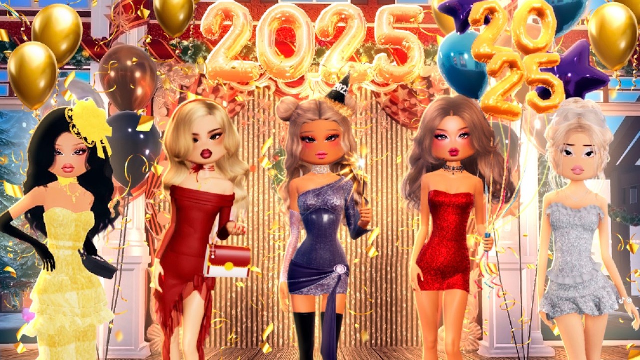 I THREW a New Years Party in Dress to Impress!