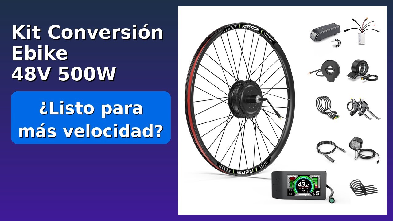 kei　B400に変更 RESEÑA (2025) : Kit Conversión Ebike 48V 500W. DETALLES ESENCIALES