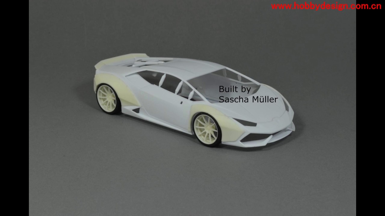 1：24 LB Lamborghini Huracan WIP Progress build by Sacha Muller