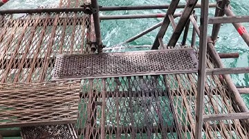Jetty scaffold