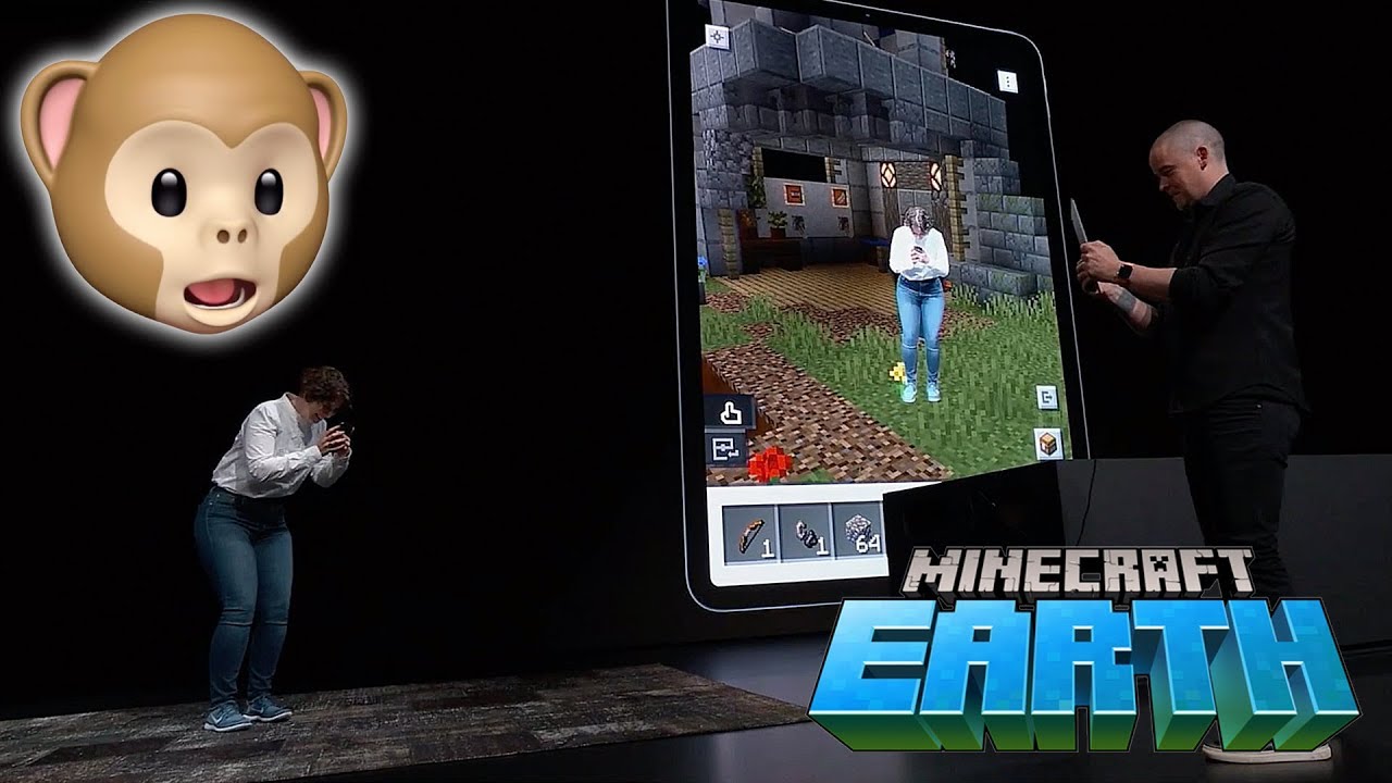 REACTING TO MINECRAFT EARTH GAMEPLAY REVEAL!! | Apple WWDC 2019