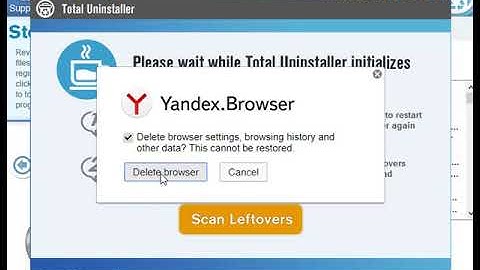 How to Completely Uninstall Yandex Browser for Windows?