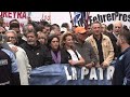 Argentine union members march in Buenos Aires on International Workers' Day | AFP