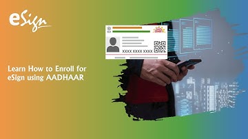 eSign Individual Enrollment using AADHAAR