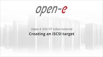 Creating an iSCSI target