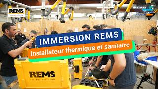 Immersion REMS avec nos installateurs thermique et sanitaire au BTP CFA de Roubaix