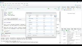 How to install packages in R-Studio for begineers