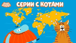 😻 Все Серии С Котами - Бодо Бородо | Мультфильмы Для Детей 0+