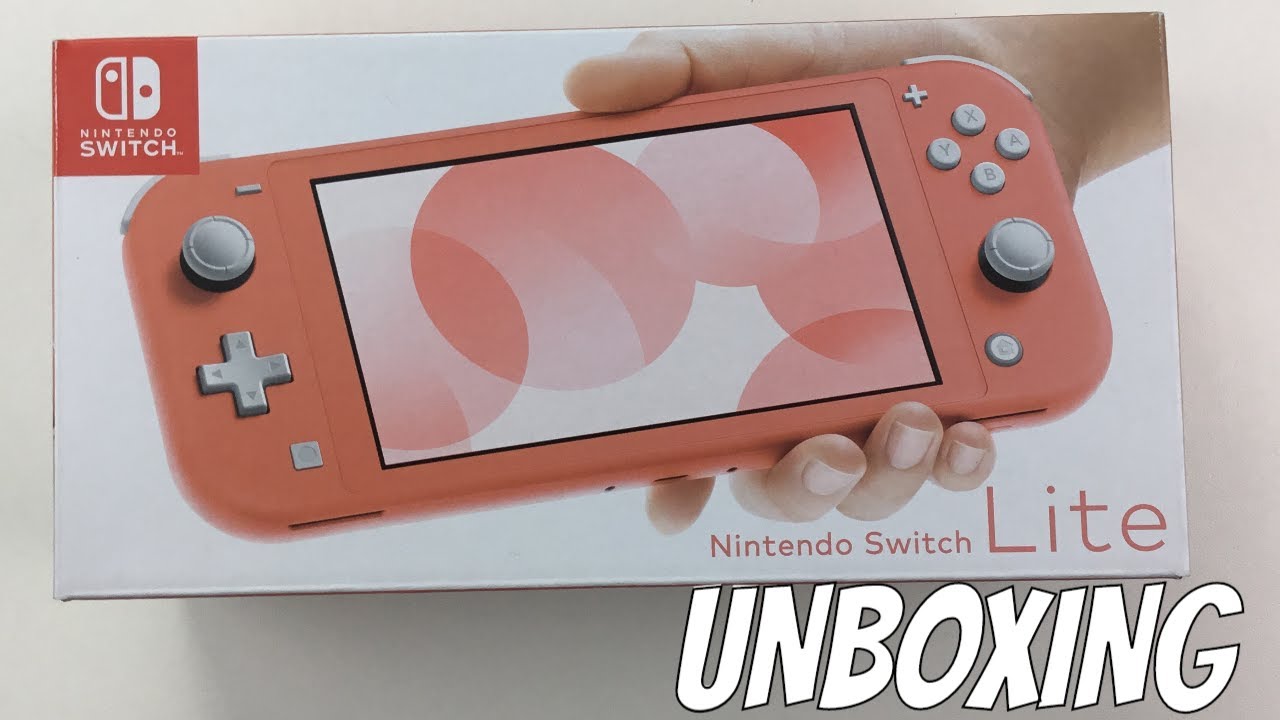 Nintendo switch coral pink