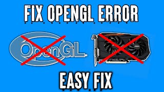 How To Fix OpenGL Error In Any Software,Games,Emulators ( For Old Pc Or No Graphic Card ) screenshot 2