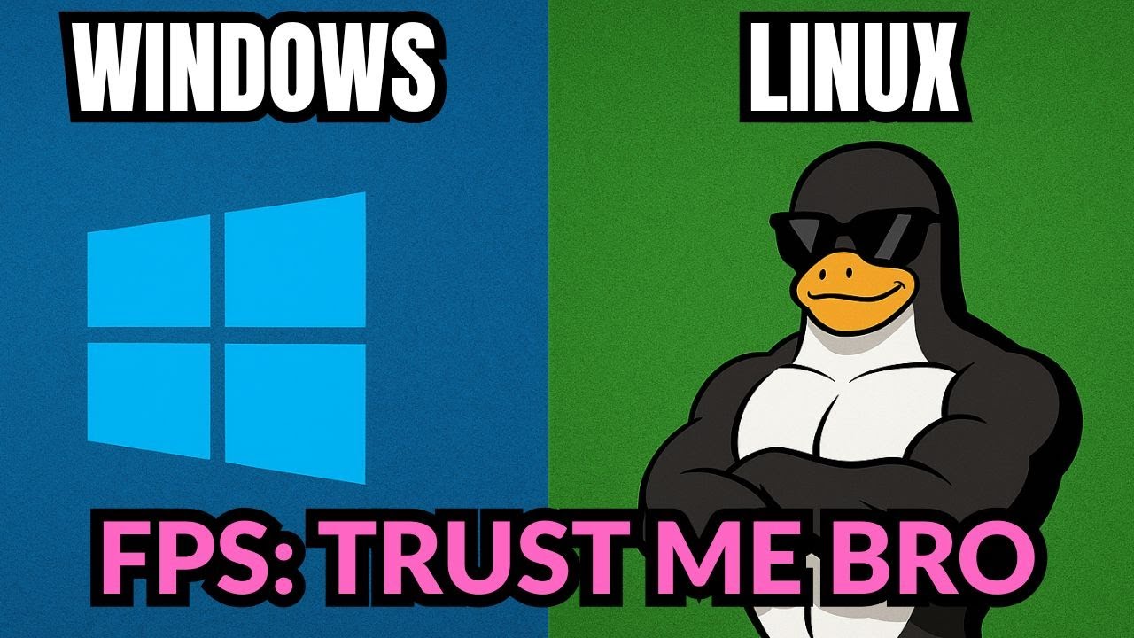 Linux Windows Fight Windows vs Linux Gaming: FPS Numbers That Make No Sense - YouTube