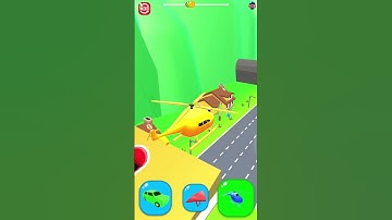 ✈️🛶🚁 Shape Shifting Gameplay🏃‍♂️💨 Change Vehicle for Fly🛩️ Swim🤿 Run🏃‍♂️Drive 🚘 #shorts Part-87