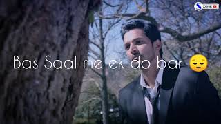 Tumhe miss karta hu 😔 Sanam teri kasam || Miss you status || New what's app status video.