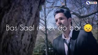 Tumhe miss karta hu 😔 Sanam teri kasam || Miss you status || New what's app status video.
